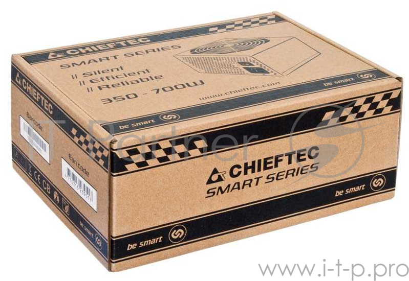 Блок питания Chieftec 450W RTL GPS-450A8 {ATX-12V V.2.3 PSU with 12 cm fan, Active PFC, fficiency >80% with power cord 230V only}
