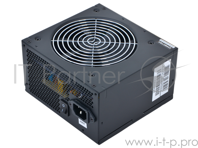 Блок питания Chieftec 450W RTL GPS-450A8 {ATX-12V V.2.3 PSU with 12 cm fan, Active PFC, fficiency >80% with power cord 230V only}