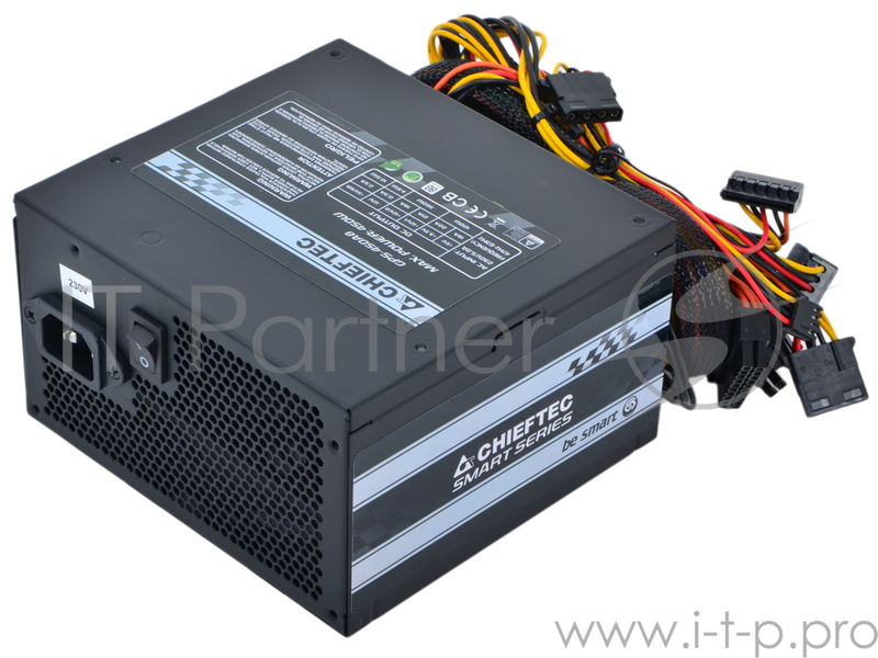 Блок питания Chieftec 450W RTL GPS-450A8 {ATX-12V V.2.3 PSU with 12 cm fan, Active PFC, fficiency >80% with power cord 230V only}