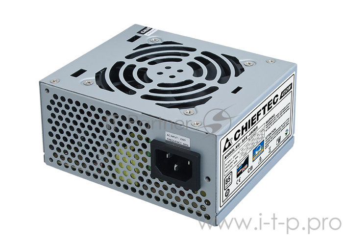 Блок питания Chieftec 450W OEM SFX-450BS SFX, v2.3, A.PFC, КПД>85%, 4x SATA, 2x MOLEX, 1x PCI-E (6-Pin), Fan 8 cm.