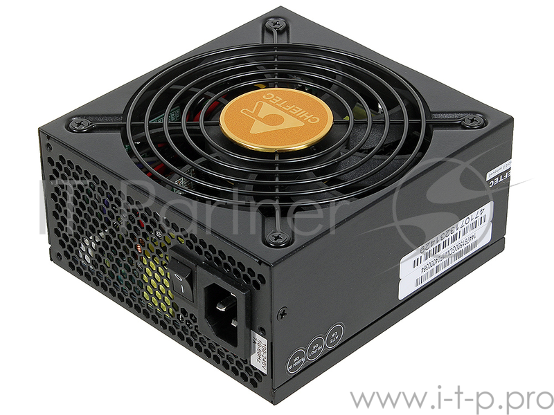 Блок питания Chieftec 500W Retail SFX-500GD-C SFX v2.3/EPS, 80+ GOLD, КПД >90%, 2x PCI-E (6+2-Pin), 4x SATA, 2x MOLEX, Fan 8cm