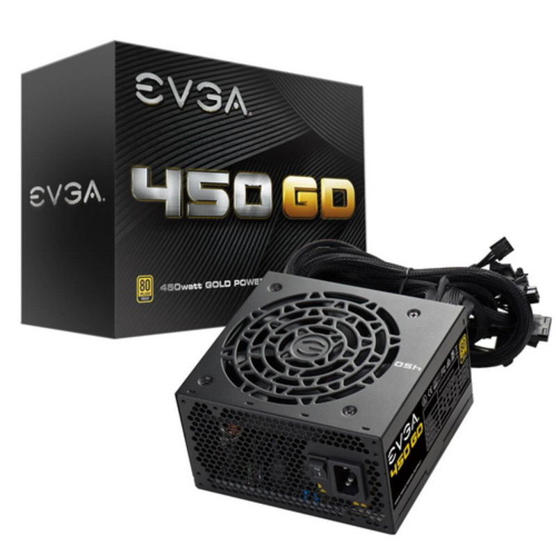 Блок питания Evga 450 GD 100-GD-0450-V2 80+ Gold, 450W, RTL{6}