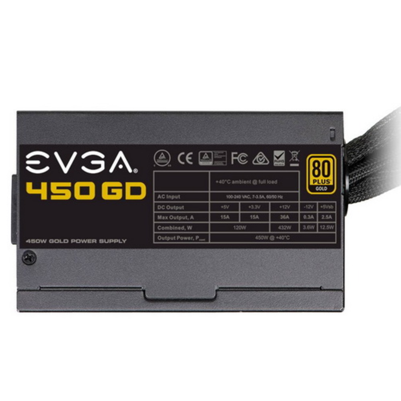 Блок питания Evga 450 GD 100-GD-0450-V2 80+ Gold, 450W, RTL{6}