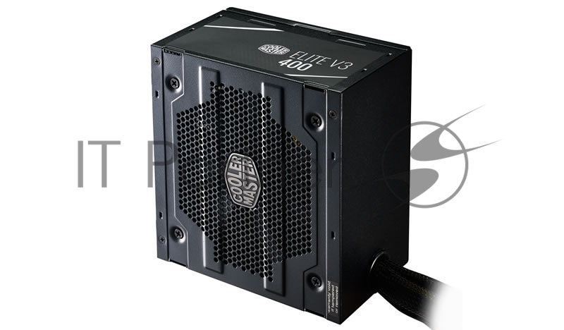 Блок питания 400 Ватт Power Supply Cooler Master Elite V3 400, 400W, ATX, 120mm, 3xSATA, 1xPCI-E(6+2), APFC