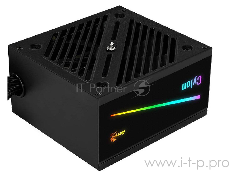 Блок питания Aerocool ATX 400W CYLON 400 80+ (24+4+4pin) 120mm fan color 4xSATA RTL