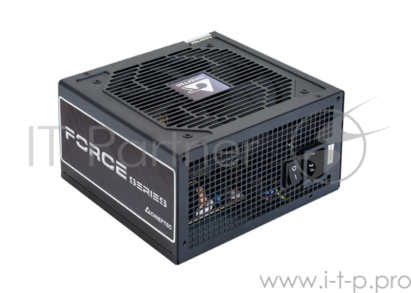 Chieftec PSU CPS-350S 350W FORCE ATX2.3 APFC 85+ 240V RTL 12cm Fan Active PFC 20+8+4p 24+8p 24+8p 4xSATA 2xMolex Efficiency >80%