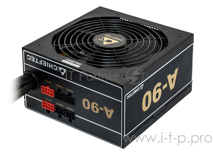 Блок питания Chieftec A-90 GDP-550C (ATX 2.3, 550W, 90 PLUS GOLD, Active PFC, 140mm fan, Cable Management) Retail