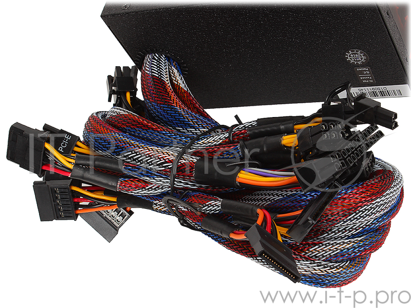 Блок питания Aerocool 775W Retail HERO 775 , ATX v2.3, 80+ Bronze, 12cm red LED fan, Haswell Ready, A.PFC, 4x PCI-E (6+2-Pin), 6x SATA, 4x MOLEX