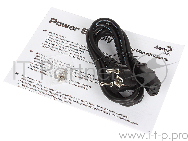 Блок питания Aerocool 775W Retail HERO 775 , ATX v2.3, 80+ Bronze, 12cm red LED fan, Haswell Ready, A.PFC, 4x PCI-E (6+2-Pin), 6x SATA, 4x MOLEX