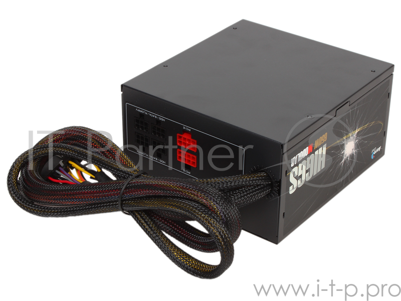 Блок питания Aerocool HIGGS-650 (ATX 2.3, 650W, Active PFC, 140mm fan, Cable Management, 90 PLUS GOLD) Box