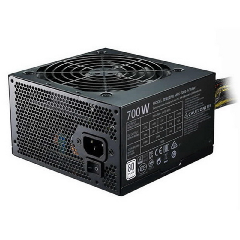 Блок питания 700 Ватт Power Supply Cooler Master MasterWatt Lite, 700W, ATX, 120mm, 6xSATA, 4xPCI-E(6+2), APFC, 80+