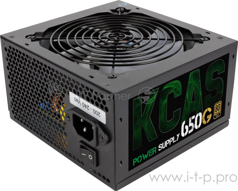 Блок питания Aerocool KCAS-650G RGB (ATX 2.3, 650W, Active PFC, 120mm fan, 80 PLUS GOLD) Box