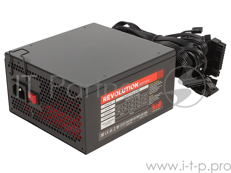 Блок питания 3Cott Retail 650W 3COTT-650-REVO2 , ATX v2.3, A.PFC, КПД >85%, 20+4P 550мм, 4+4P 550мм, 4x 6+2P, 6x SATA, 4x MOREX, 1x FDD, 14см с функци