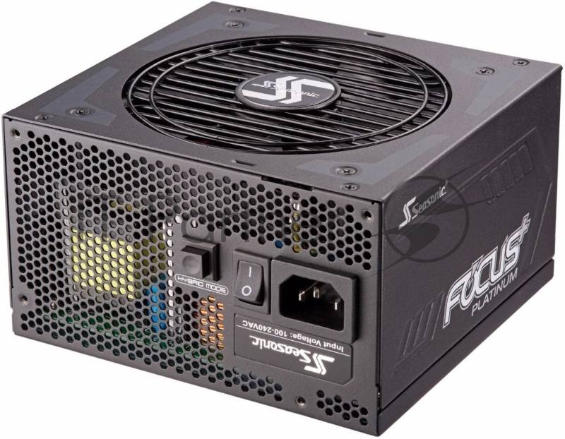 Блок питания Seasonic ATX 750W FOCUS Plus SSR-750PX 80+ platinum (24+4+4pin) APFC 120mm fan 8xSATA Cab Manag RTL