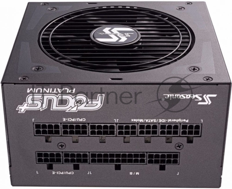 Блок питания Seasonic ATX 750W FOCUS Plus SSR-750PX 80+ platinum (24+4+4pin) APFC 120mm fan 8xSATA Cab Manag RTL
