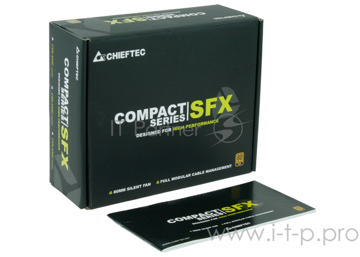 Блок питания Chieftec 650W Retail CSN-650C SFX, 80+ GOLD, КПД >90%, МОДУЛЬНЫЙ, Fan 8cm