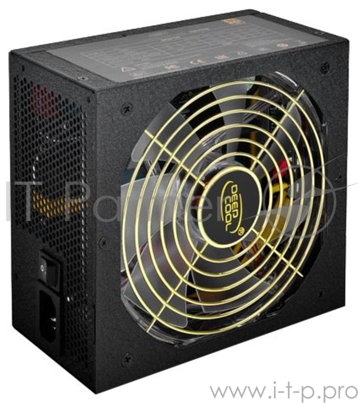Блок питания Deepcool Quanta DQ750-M (ATX 2.31, 750W, Cable Management, PWM 120mm fan, Active PFC, 5*SATA, 4*PCI-E (6+2Pin), 4*Molex, 80+ GOLD) RET