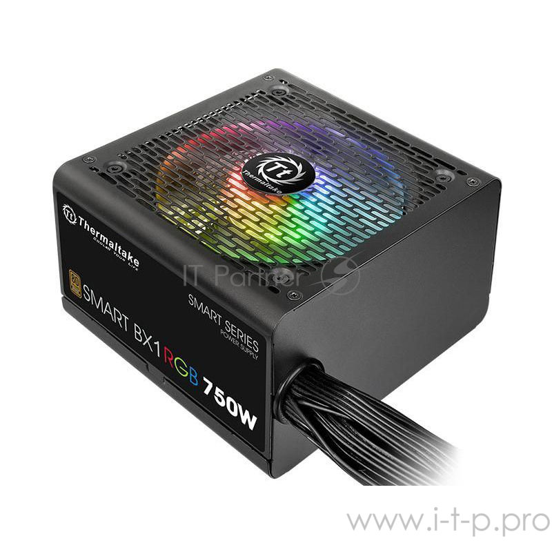 Блок питания Thermaltake Smart BX1 RGB (PS-SPR-0750NHSABE-1), 750W, APFC, 80+ Bronze, non-modular