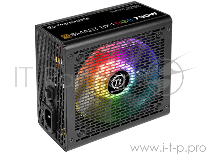 Блок питания Thermaltake Smart BX1 RGB (PS-SPR-0750NHSABE-1), 750W, APFC, 80+ Bronze, non-modular