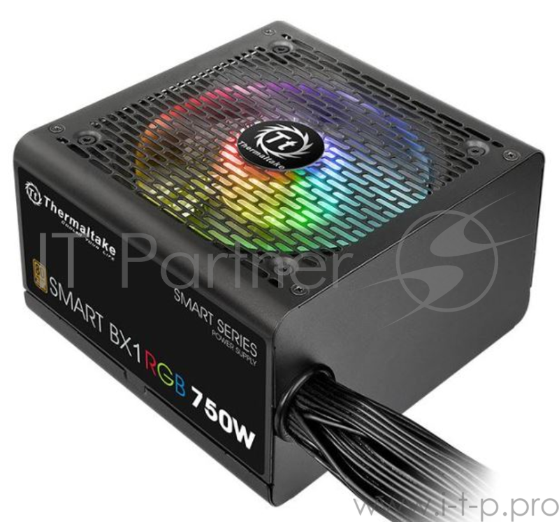 Блок питания Thermaltake Smart BX1 RGB (PS-SPR-0750NHSABE-1), 750W, APFC, 80+ Bronze, non-modular