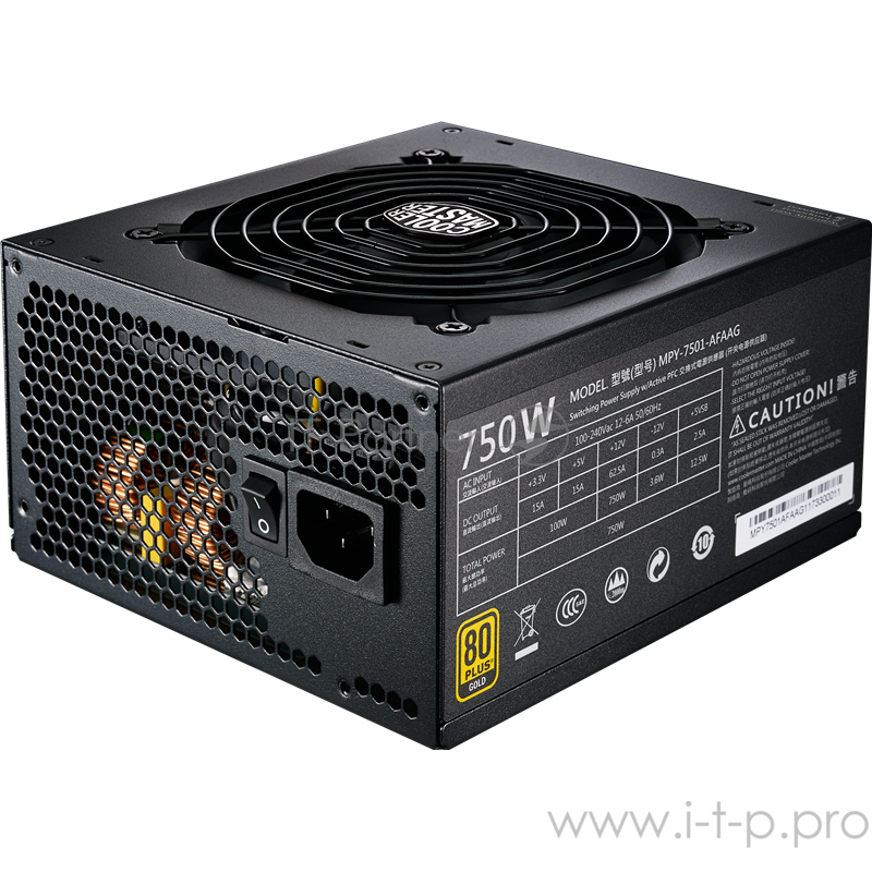 MWE Gold, Fully Modular 750W MPY-7501-AFAAG , RTL {5}