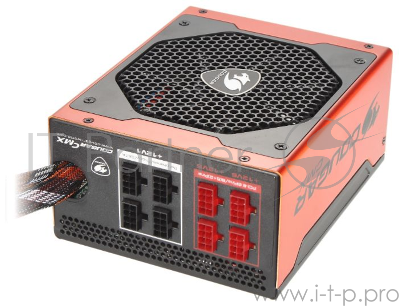 Блок питания Cougar CMX1200, 1200W, 80 Plus Bronze , вентилятор 14cm, Cable Management, Active-PFC, EU Power cord, SATA*10, PCI-E (6+2)P*6, ATX/ EPS