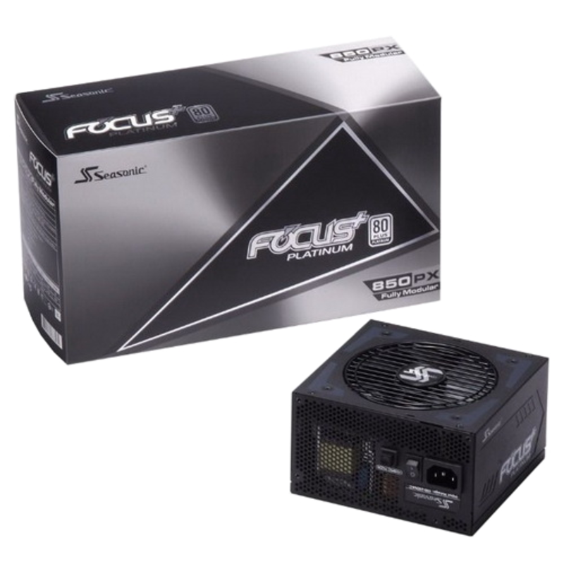 Блок питания Focus Plus 850 Platinum SSR-850PX , APFC 0.99 modular, Fan 120mm, S3FC