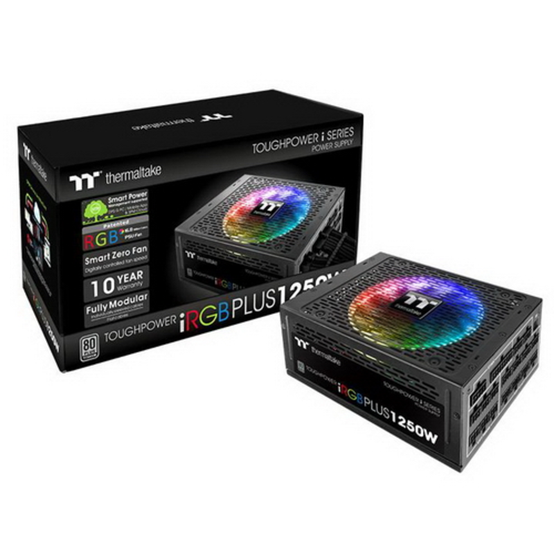 Блок питания Toughpower i Digital 1250 PS-TPI-1250DPCTEU-T /1250W/ATX 2.3 & EPS 2.92/A-PFC/14cm Riing Plus RGB fan/EU/80Plus Titanium