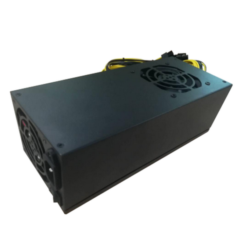 Блок питания SD-2400W-BTC 16AWG for ASIC overclock mode S9 18TH, 2400W Mining PSU all cabels 16AWG, высота 4 см, Connector:,6pin *12pcs +15 cm, Inputefficiency: 92% OEM {6}