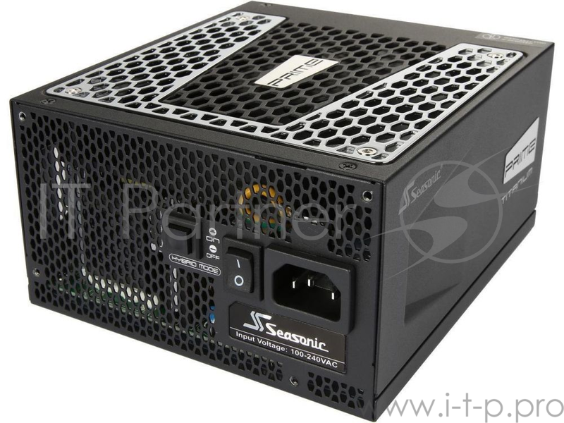 Блок питания Seasonic ATX 1000W PRIME ULTRA TITANIUM SSR-1000TR 80+ titanium (24+4+4pin) APFC 135mm fan 14xSATA Cab Manag RTL