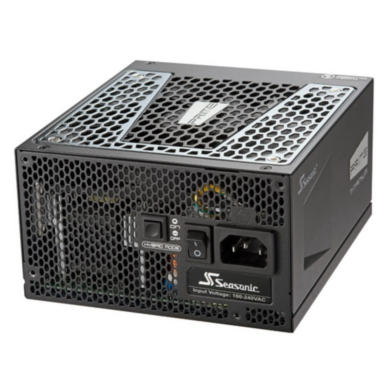 Блок питания Seasonic ATX 1000W PRIME ULTRA TITANIUM SSR-1000TR 80+ titanium (24+4+4pin) APFC 135mm fan 14xSATA Cab Manag RTL