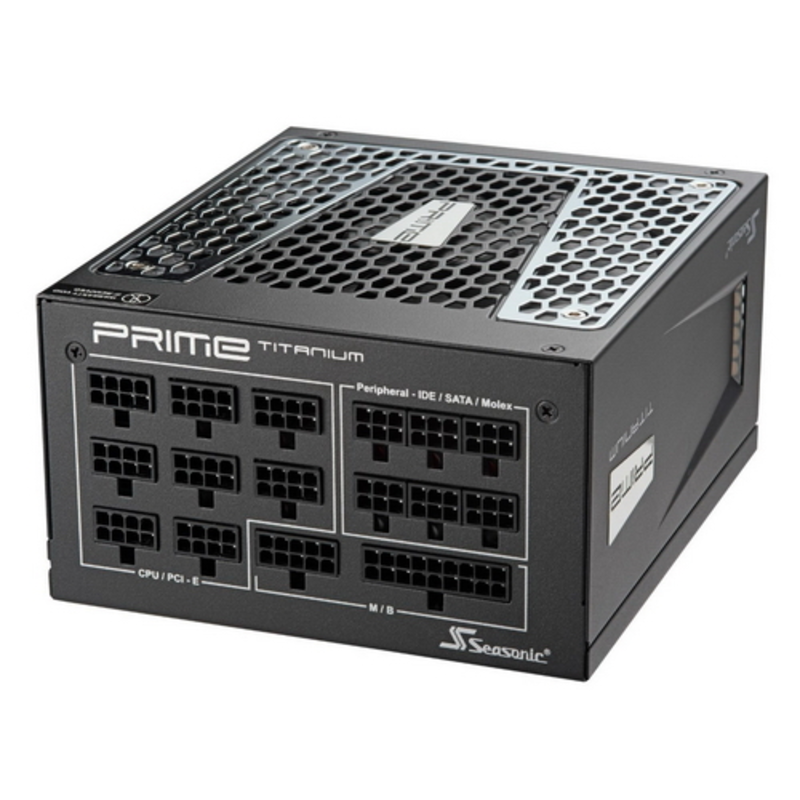 Блок питания Seasonic ATX 1000W PRIME ULTRA TITANIUM SSR-1000TR 80+ titanium (24+4+4pin) APFC 135mm fan 14xSATA Cab Manag RTL