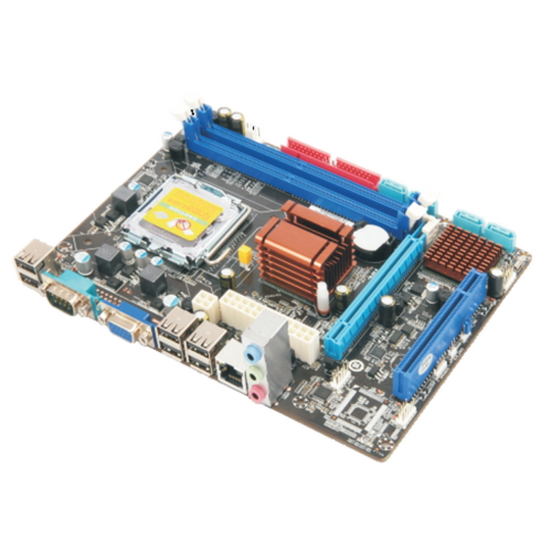Материнская плата G41CRL3, Socket 775, Intel®G41+ICH7, 2xDDR2-800, D-SUB, 1xPCI-Ex16, 1xPCI, 4xSATA2, 1xIDE, 6 Ch Audio, GLan, (6+2)xUSB2.0, COM, mATX, RTL {20}