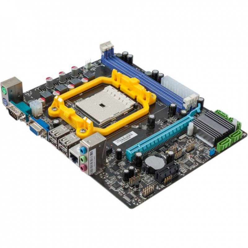 Материнская плата ITZR A55F1AL2, FM1 , AMD A55, mATX, 2xDDR3, 1xPCI-Ex16, 1xPCI-Ex1, 4xSATA2, 10/100, 6CH, VGA, 4xUSB2.0, 1x COM RTL {20}