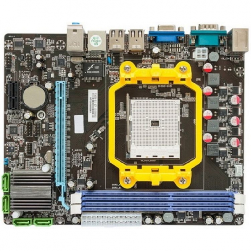Материнская плата ITZR A55F1AL2, FM1 , AMD A55, mATX, 2xDDR3, 1xPCI-Ex16, 1xPCI-Ex1, 4xSATA2, 10/100, 6CH, VGA, 4xUSB2.0, 1x COM RTL {20}