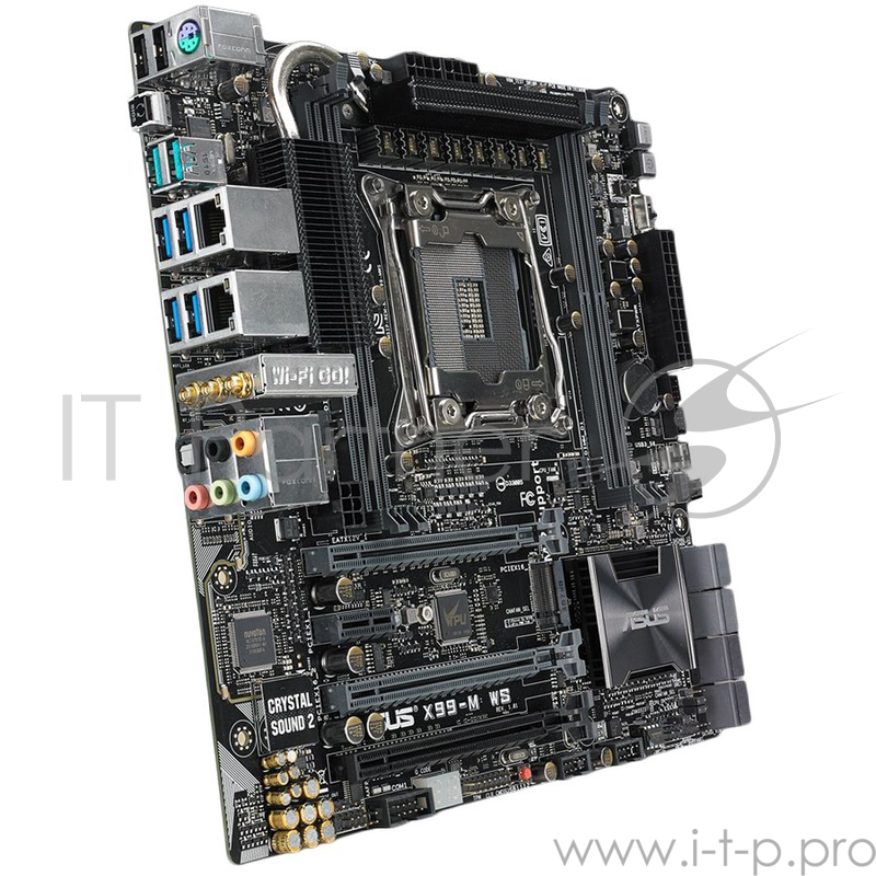 Материнская плата ASUS X99-M WS, LGA2011-V3,X99,MATX,4DIMM, RTL {5}