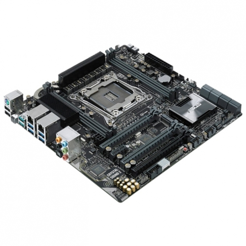 Материнская плата ASUS X99-M WS, LGA2011-V3,X99,MATX,4DIMM, RTL {5}