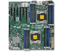 Материнская Плата SuperMicro MBD-X10DRI-T-B Soc-2011 iC612 eATX 16xDDR4 10xSATA3 SATA RAID iX540 2х10GgbEth bulk