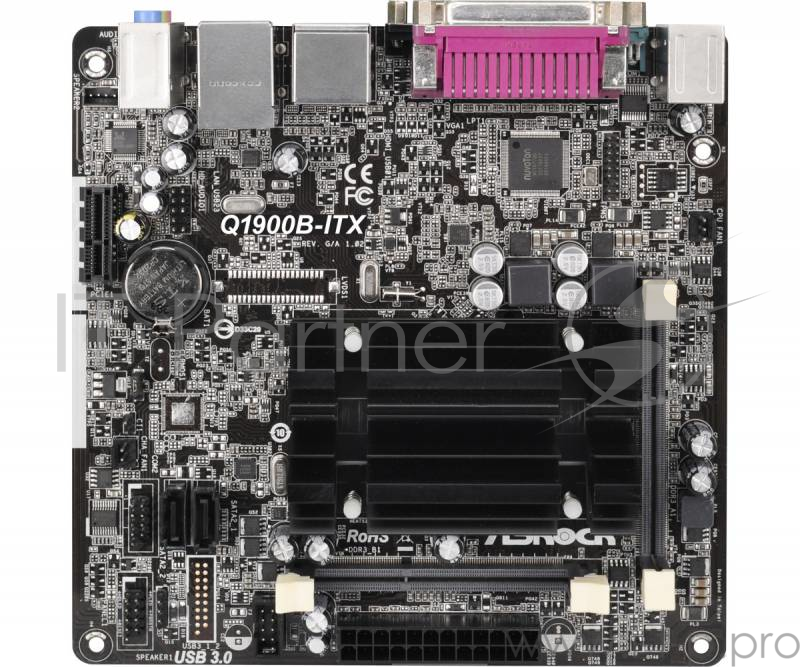 Материнская плата Asrock Q1900B-ITX mini-ITX AC`97 6ch(5.1) GbLAN+VGA+HDMI