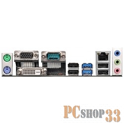 Материнская плата ASRock H110M-DVP <S1151, iH110, 2*DDR4, PCI-E16x, D-SUB, DVI, SATAIII, GB Lan, COM, USB3.0, mATX, Retail>