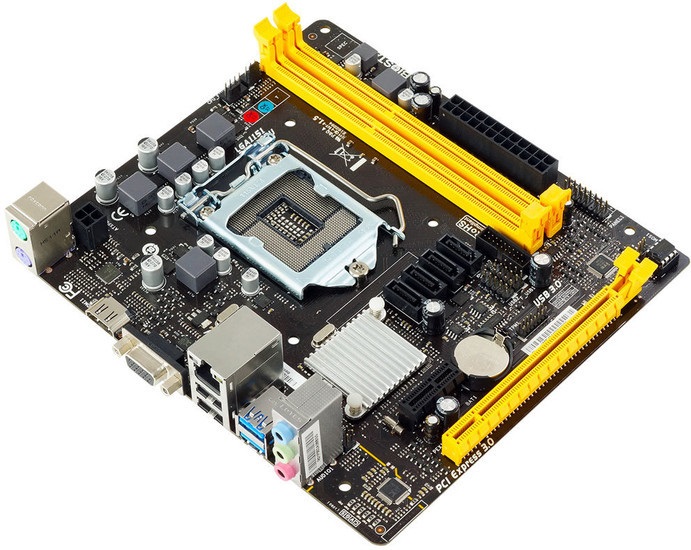 Материнская плата H110MHV3, Socket 1151, Intel H110, 2xDDR3-1600, 1xPCI-Ex16, 1xPCI-E, 4xSATA3, D-SUB+HDMI, 8CH, GLAN, 3xUSB3, 4xUSB2, mATX, RTL {20}