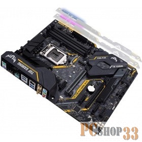Материнская плата ASUS TUF Z390-PLUS GAMING (WI-FI) чипсет Intel Z390 4 слота DDR4 DIMM, 2133-4266 МГц поддержка CrossFire X разъемы SATA: 6 Гбит/с - 6 Wi-Fi 802.11ac, Bluetooth