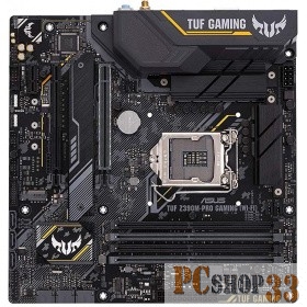 Материнская плата ASUS TUF Z390M-PRO GAMING (WI-FI) чипсет Intel Z390 4 слота DDR4 DIMM, 2133-4266 МГц поддержка SLI/CrossFireX разъемы SATA: 6 Гбит/с - 6 Wi-Fi 802.11ac, Bluetooth