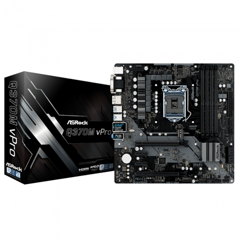 Материнская плата Q370M VPRO, RTL {20}