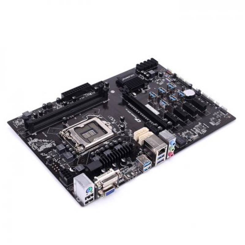 Материнская плата C.B250A-BTC YV20 RTL сокет LGA1151 чипсет Intel B250 2 слота DDR4 DIMM, 2133-2400 МГц разъемы SATA: 6 Гбит/с - 5
