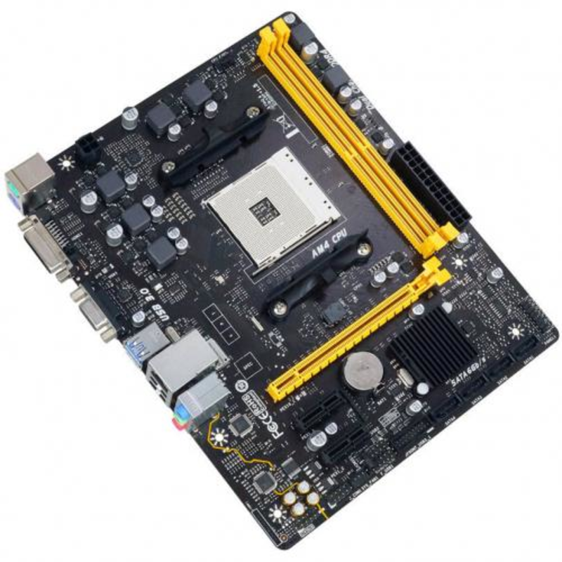 Материнская плата A320MD Pro, Socket AM4, AMD A320, 2xDDR4-2667, DVI-D, 1xPCI-Ex16, 2xPCI-Ex1, 4xSATA3(RAID 0/1/10), 8 Ch Audio, GLan, (2+4)xUSB2.0, (2+2)xUSB3.1, 2xPS/2, mATX, RTL, {20}