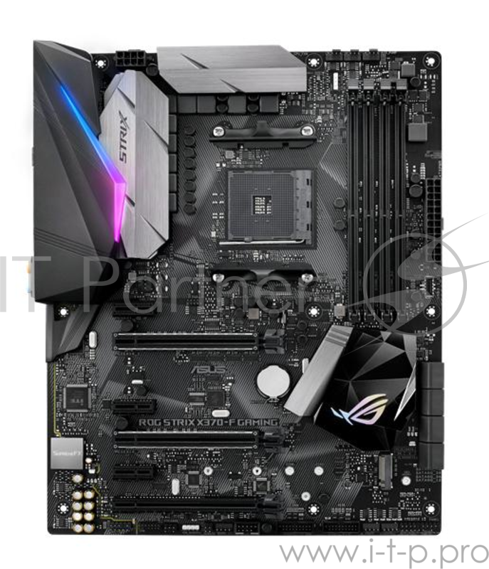 Мат. плата ASUS ROG STRIX X370-F GAMING <AMD X370, 4*DDR4, 2*PCIe 3.0x16, 1*PCIe 3.0x4, 1*PCIe x1 SATA3, DP, HDMI, ATX, Retail>