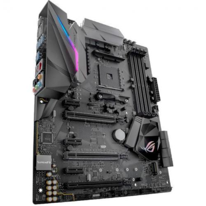Мат. плата ASUS ROG STRIX X370-F GAMING <AMD X370, 4*DDR4, 2*PCIe 3.0x16, 1*PCIe 3.0x4, 1*PCIe x1 SATA3, DP, HDMI, ATX, Retail>
