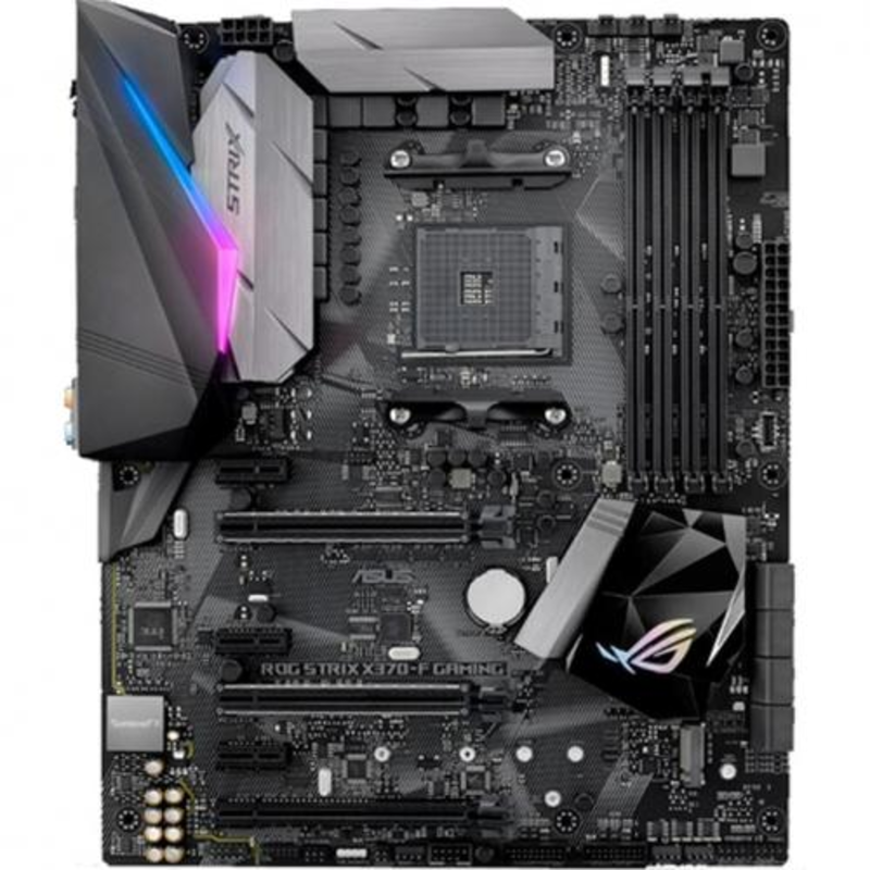 Мат. плата ASUS ROG STRIX X370-F GAMING <AMD X370, 4*DDR4, 2*PCIe 3.0x16, 1*PCIe 3.0x4, 1*PCIe x1 SATA3, DP, HDMI, ATX, Retail>