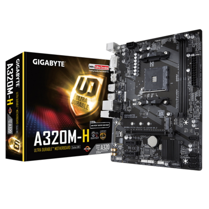 Материнская плата AMD A320 SAM4 MATX GA-A320M-H V1.1 GIGABYTE